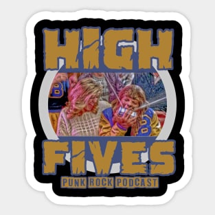 High Fives Punk Rock Podcast Sticker